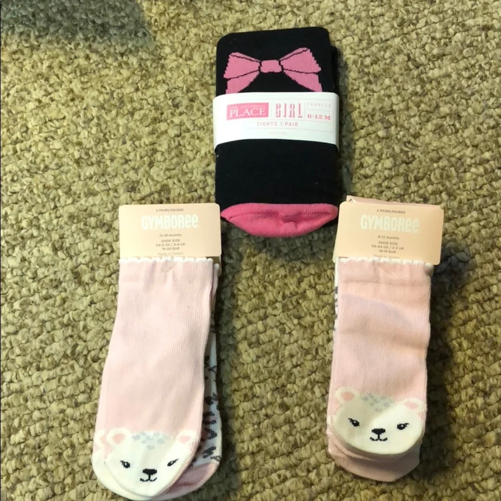 Lot of Children’s Place tights and Gymboree Socks